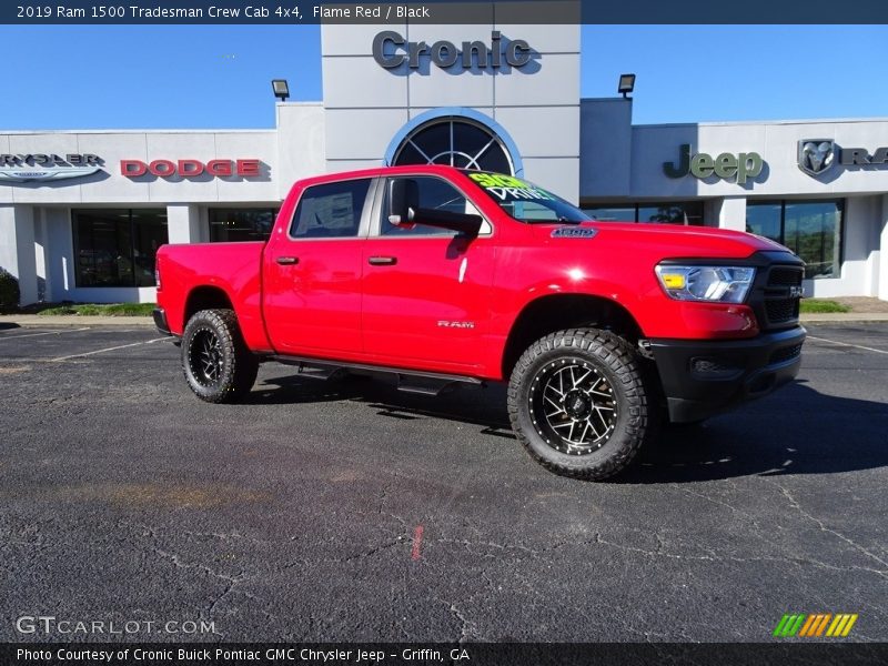 Flame Red / Black 2019 Ram 1500 Tradesman Crew Cab 4x4