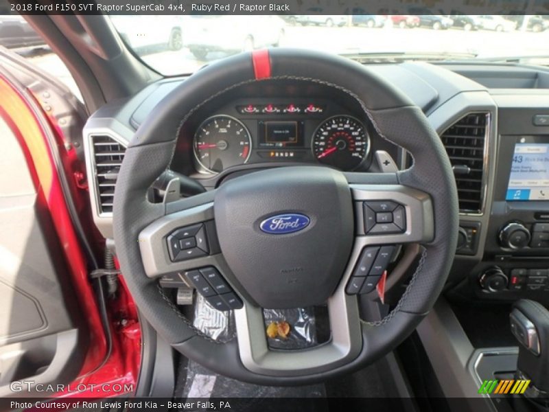  2018 F150 SVT Raptor SuperCab 4x4 Steering Wheel