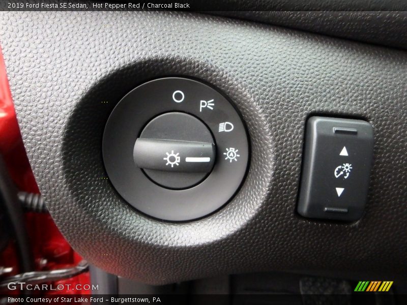 Controls of 2019 Fiesta SE Sedan