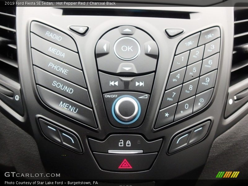 Controls of 2019 Fiesta SE Sedan