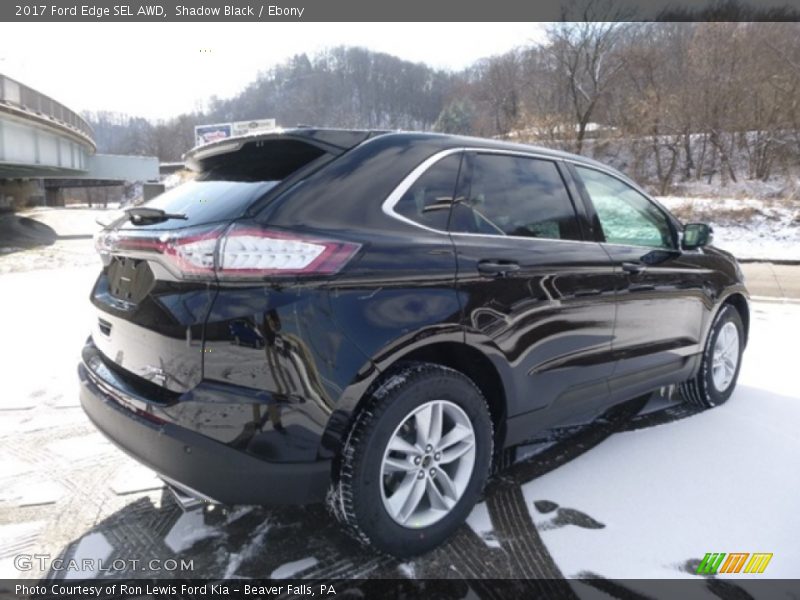 Shadow Black / Ebony 2017 Ford Edge SEL AWD