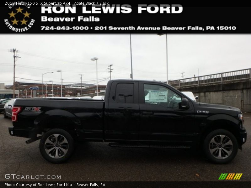 Agate Black / Black 2019 Ford F150 STX SuperCab 4x4