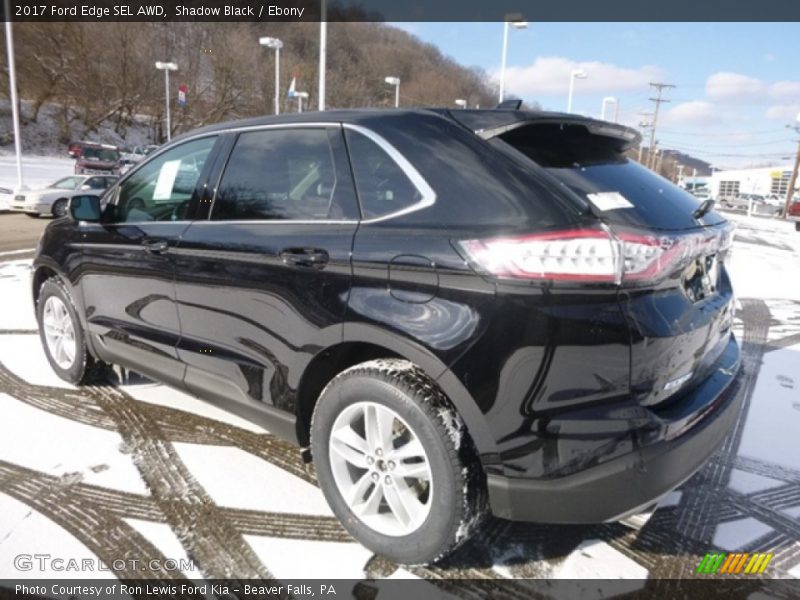 Shadow Black / Ebony 2017 Ford Edge SEL AWD