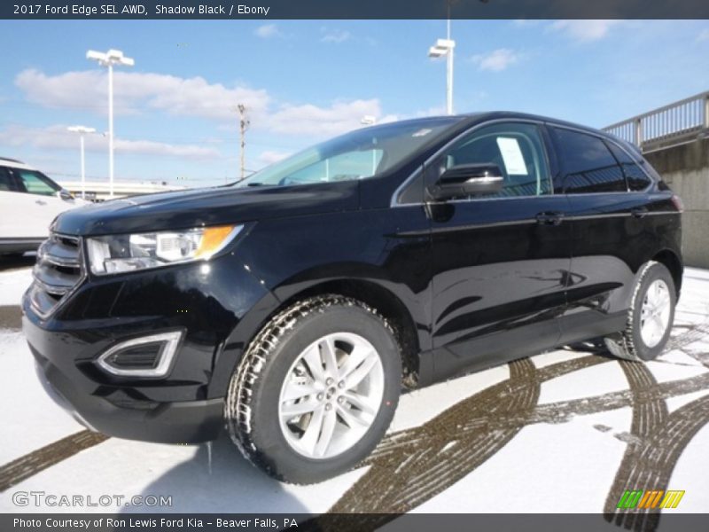 Shadow Black / Ebony 2017 Ford Edge SEL AWD