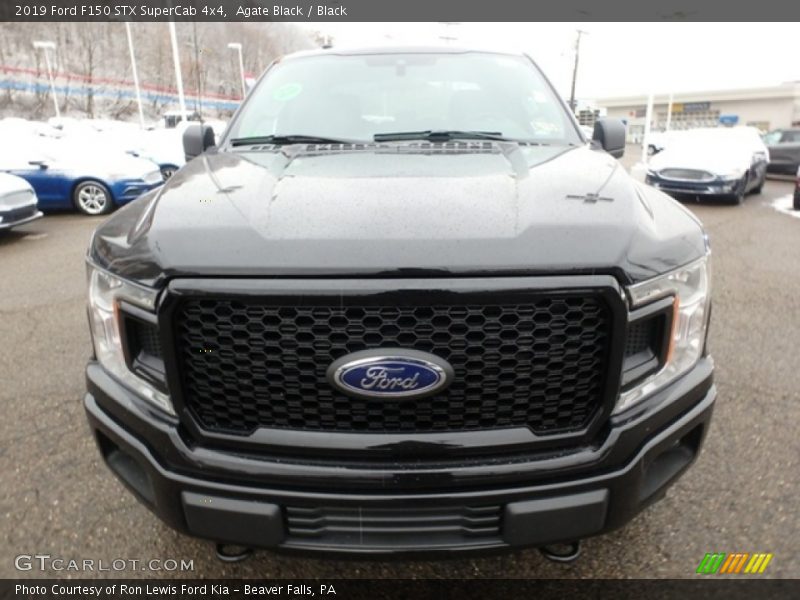 Agate Black / Black 2019 Ford F150 STX SuperCab 4x4