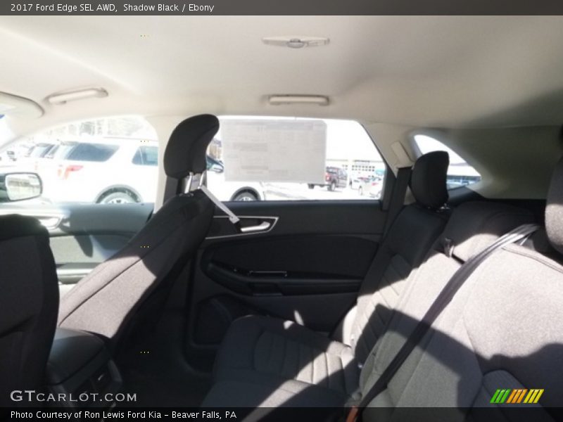 Shadow Black / Ebony 2017 Ford Edge SEL AWD