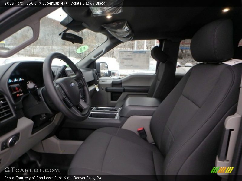Front Seat of 2019 F150 STX SuperCab 4x4