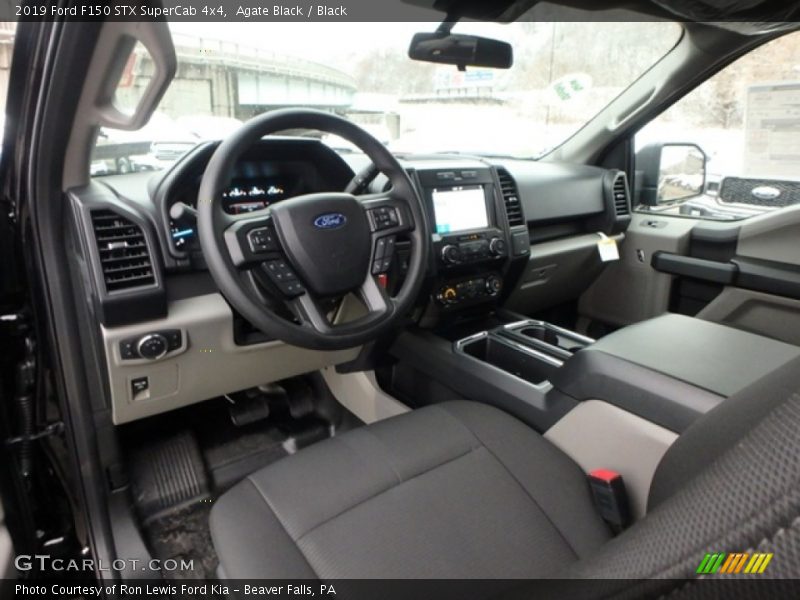  2019 F150 STX SuperCab 4x4 Black Interior