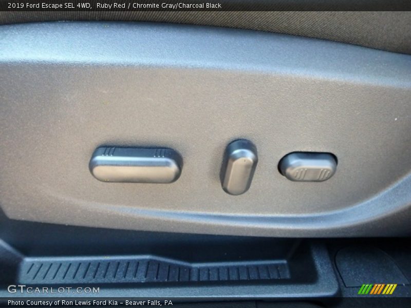 Ruby Red / Chromite Gray/Charcoal Black 2019 Ford Escape SEL 4WD