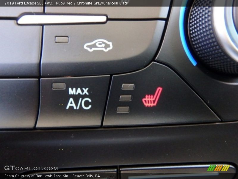 Ruby Red / Chromite Gray/Charcoal Black 2019 Ford Escape SEL 4WD