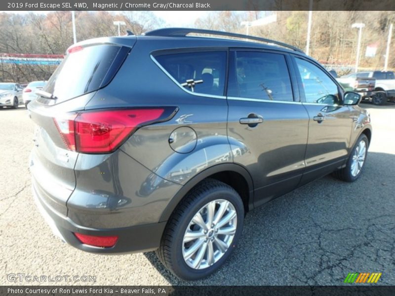 Magnetic / Chromite Gray/Charcoal Black 2019 Ford Escape SEL 4WD