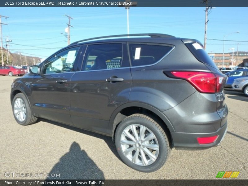 Magnetic / Chromite Gray/Charcoal Black 2019 Ford Escape SEL 4WD