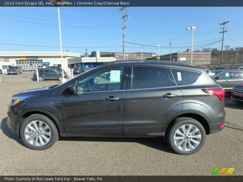 Magnetic / Chromite Gray/Charcoal Black 2019 Ford Escape SEL 4WD