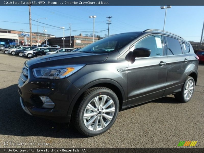 Magnetic / Chromite Gray/Charcoal Black 2019 Ford Escape SEL 4WD