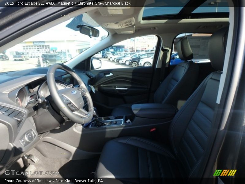 Magnetic / Chromite Gray/Charcoal Black 2019 Ford Escape SEL 4WD