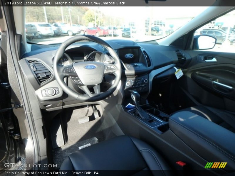 Magnetic / Chromite Gray/Charcoal Black 2019 Ford Escape SEL 4WD