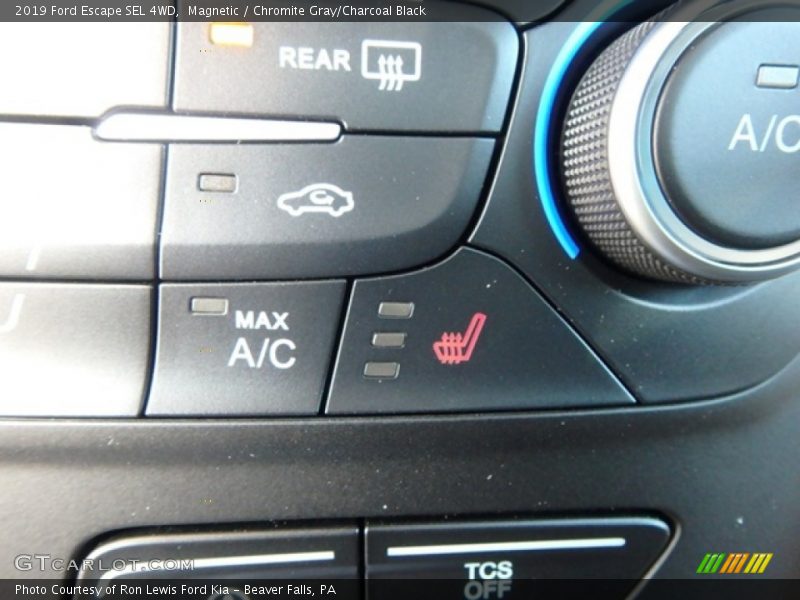 Magnetic / Chromite Gray/Charcoal Black 2019 Ford Escape SEL 4WD