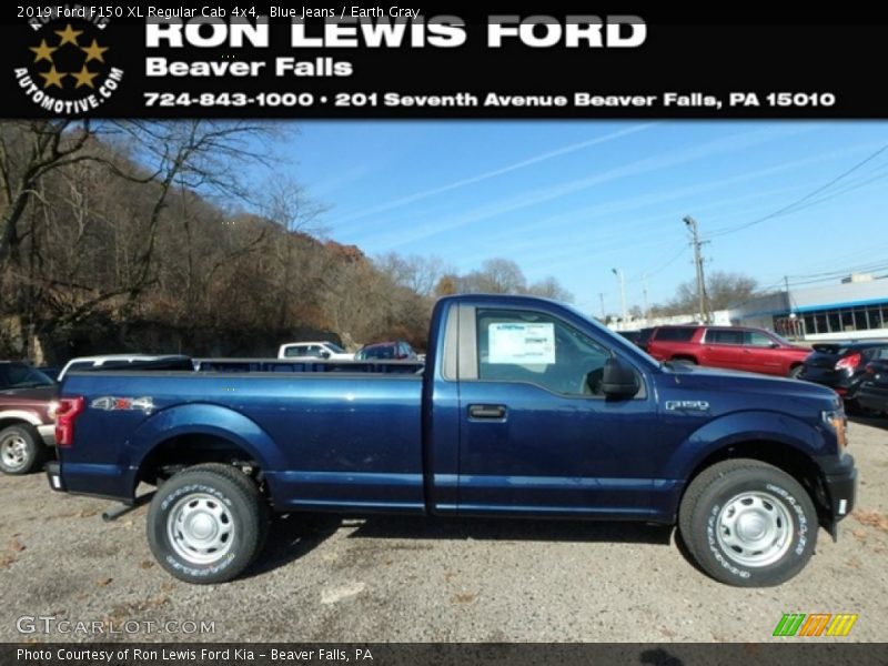 Blue Jeans / Earth Gray 2019 Ford F150 XL Regular Cab 4x4