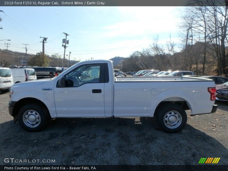 Oxford White / Earth Gray 2019 Ford F150 XL Regular Cab