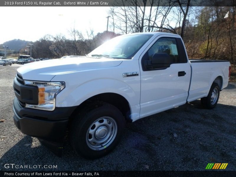 Oxford White / Earth Gray 2019 Ford F150 XL Regular Cab