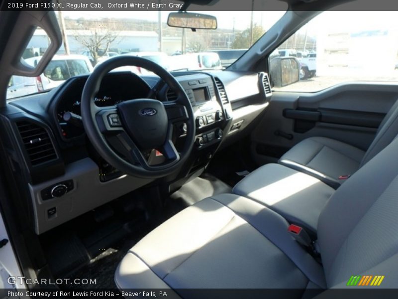 Oxford White / Earth Gray 2019 Ford F150 XL Regular Cab