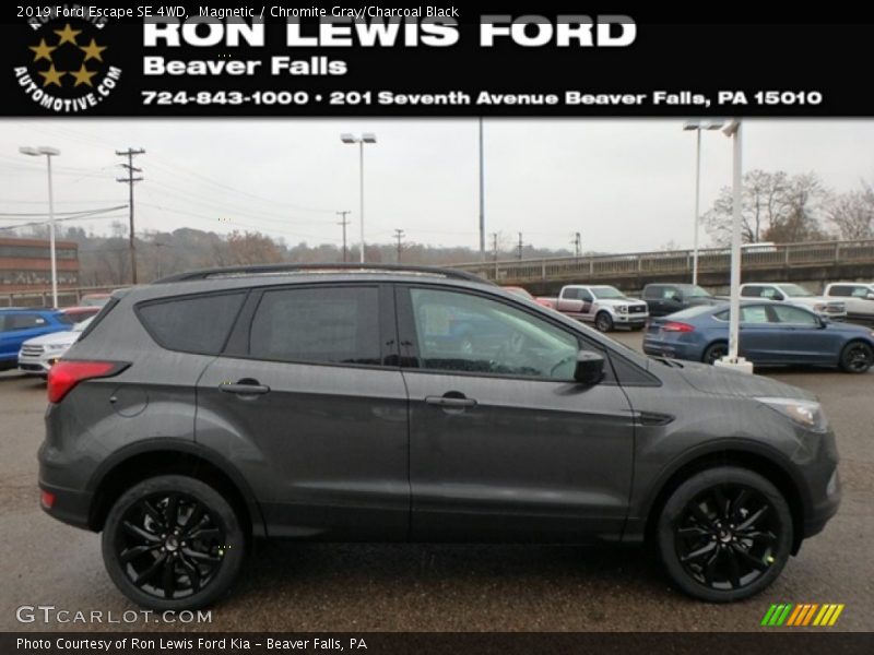Magnetic / Chromite Gray/Charcoal Black 2019 Ford Escape SE 4WD