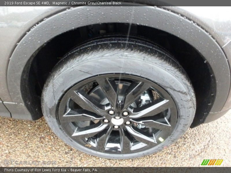 Magnetic / Chromite Gray/Charcoal Black 2019 Ford Escape SE 4WD