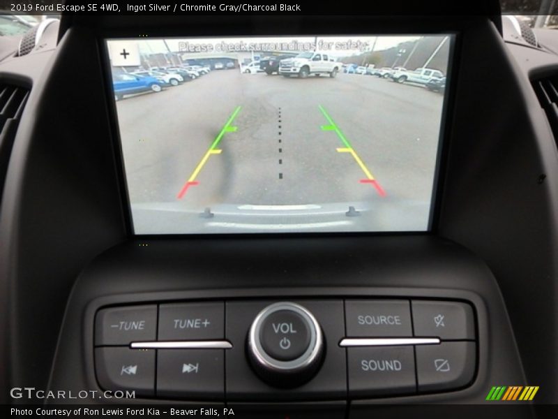 Ingot Silver / Chromite Gray/Charcoal Black 2019 Ford Escape SE 4WD