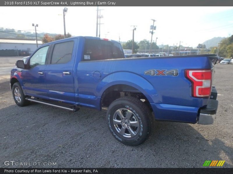 Lightning Blue / Earth Gray 2018 Ford F150 XLT SuperCrew 4x4