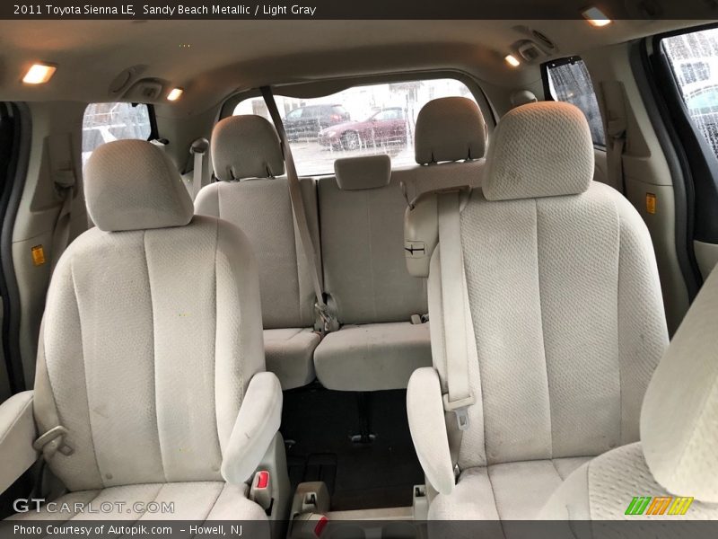 Sandy Beach Metallic / Light Gray 2011 Toyota Sienna LE