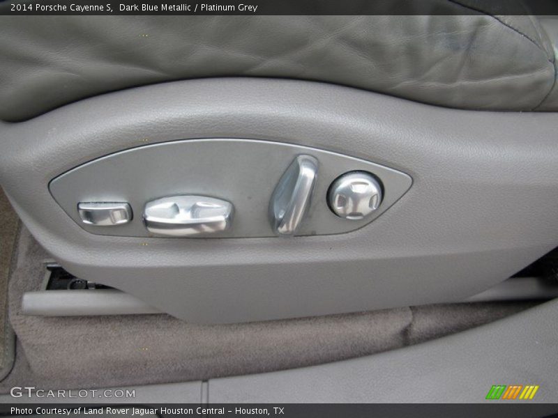 Dark Blue Metallic / Platinum Grey 2014 Porsche Cayenne S