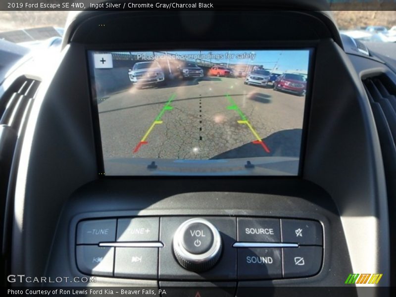 Ingot Silver / Chromite Gray/Charcoal Black 2019 Ford Escape SE 4WD