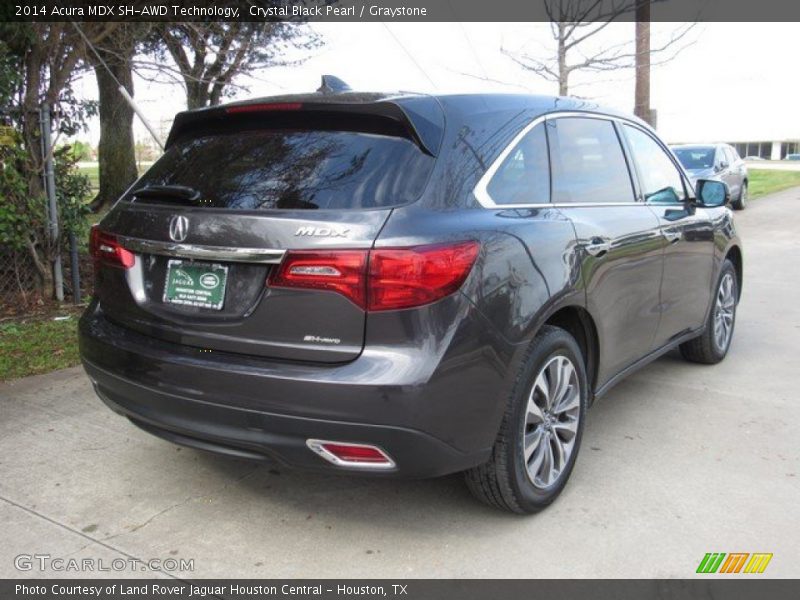Crystal Black Pearl / Graystone 2014 Acura MDX SH-AWD Technology