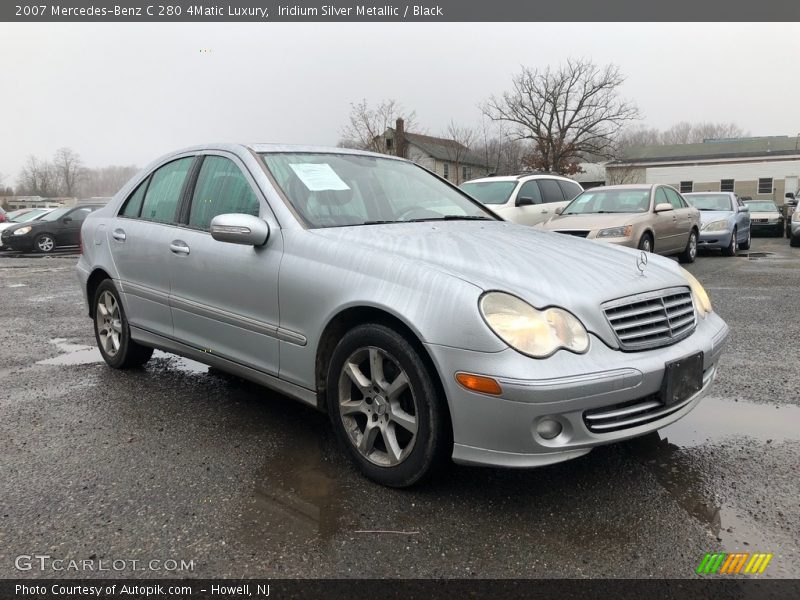 Iridium Silver Metallic / Black 2007 Mercedes-Benz C 280 4Matic Luxury