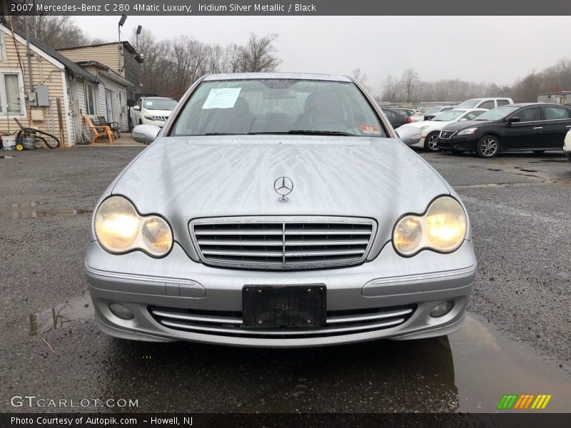 Iridium Silver Metallic / Black 2007 Mercedes-Benz C 280 4Matic Luxury