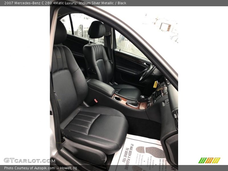 Iridium Silver Metallic / Black 2007 Mercedes-Benz C 280 4Matic Luxury