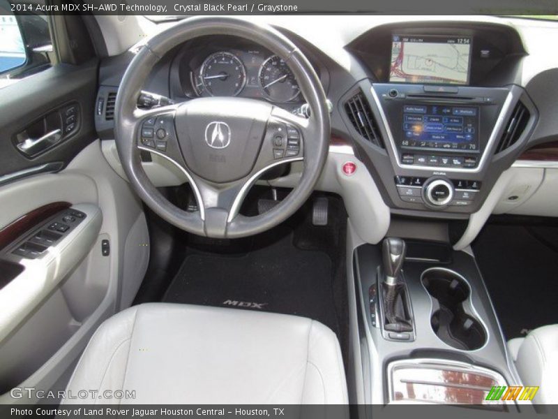 Crystal Black Pearl / Graystone 2014 Acura MDX SH-AWD Technology