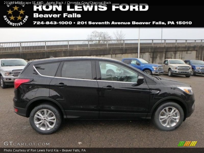Agate Black / Chromite Gray/Charcoal Black 2019 Ford Escape SE 4WD