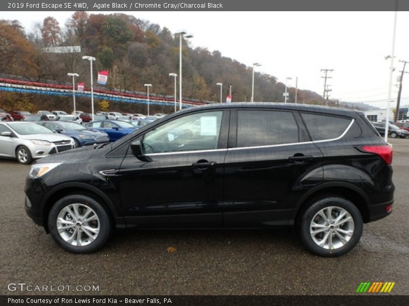 Agate Black / Chromite Gray/Charcoal Black 2019 Ford Escape SE 4WD