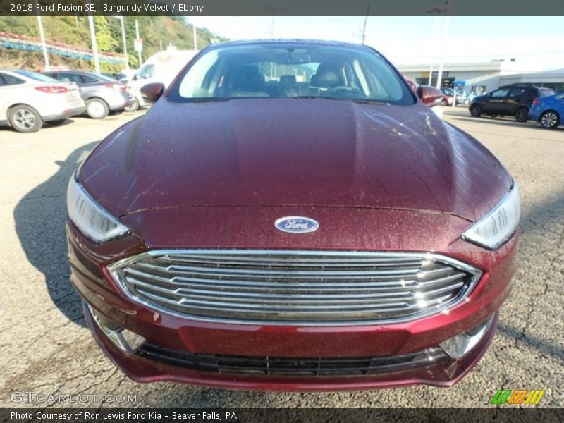 Burgundy Velvet / Ebony 2018 Ford Fusion SE