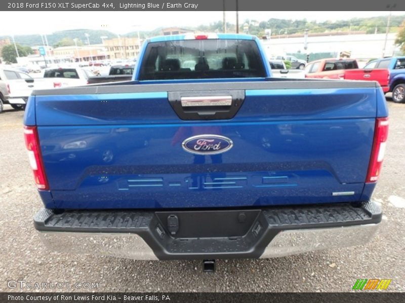 Lightning Blue / Earth Gray 2018 Ford F150 XLT SuperCab 4x4