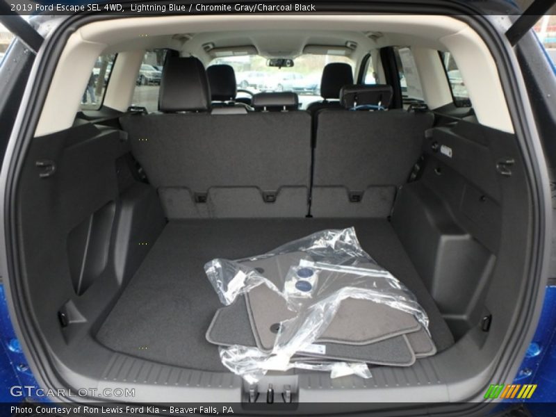 Lightning Blue / Chromite Gray/Charcoal Black 2019 Ford Escape SEL 4WD