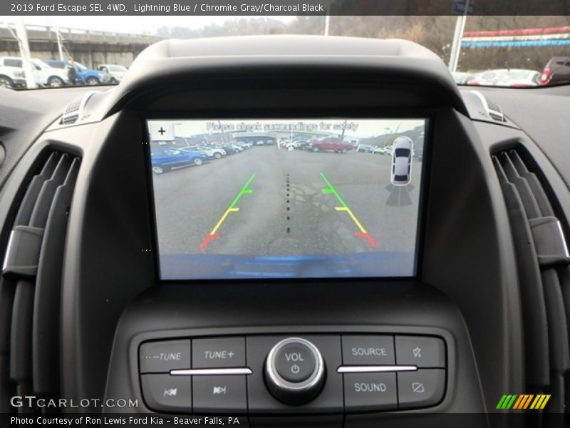 Lightning Blue / Chromite Gray/Charcoal Black 2019 Ford Escape SEL 4WD