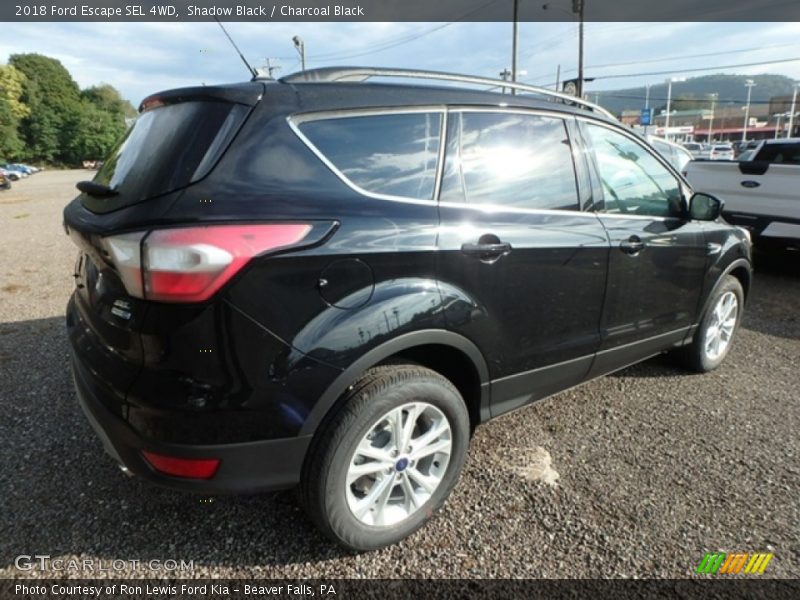 Shadow Black / Charcoal Black 2018 Ford Escape SEL 4WD