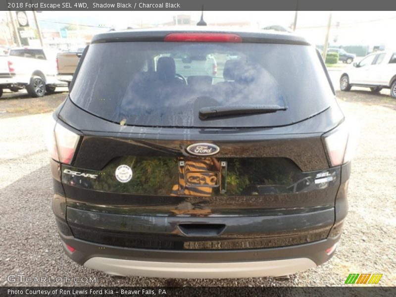 Shadow Black / Charcoal Black 2018 Ford Escape SEL 4WD