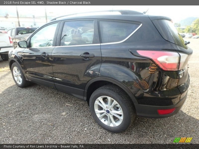 Shadow Black / Charcoal Black 2018 Ford Escape SEL 4WD