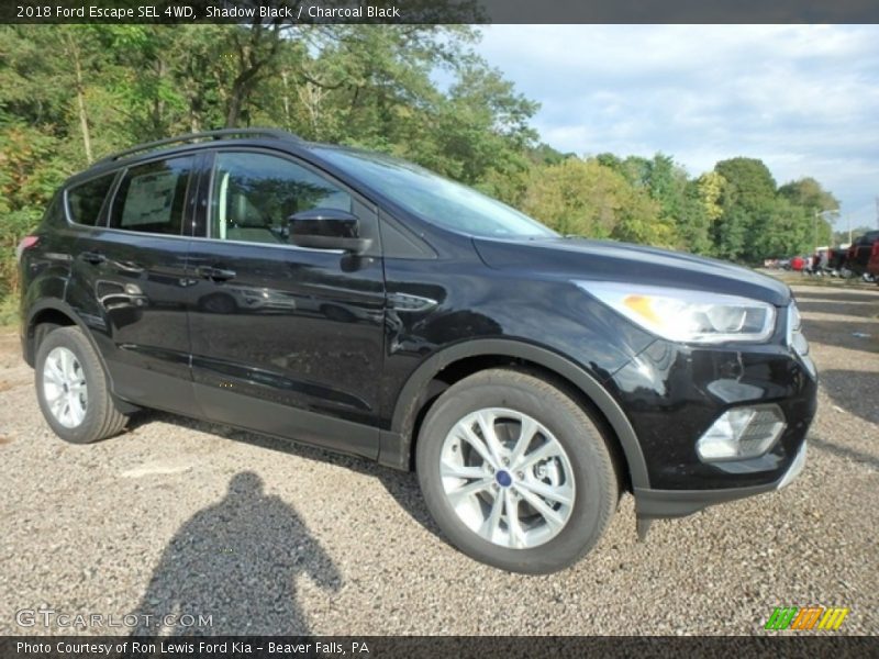 Shadow Black / Charcoal Black 2018 Ford Escape SEL 4WD