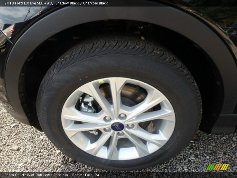 Shadow Black / Charcoal Black 2018 Ford Escape SEL 4WD