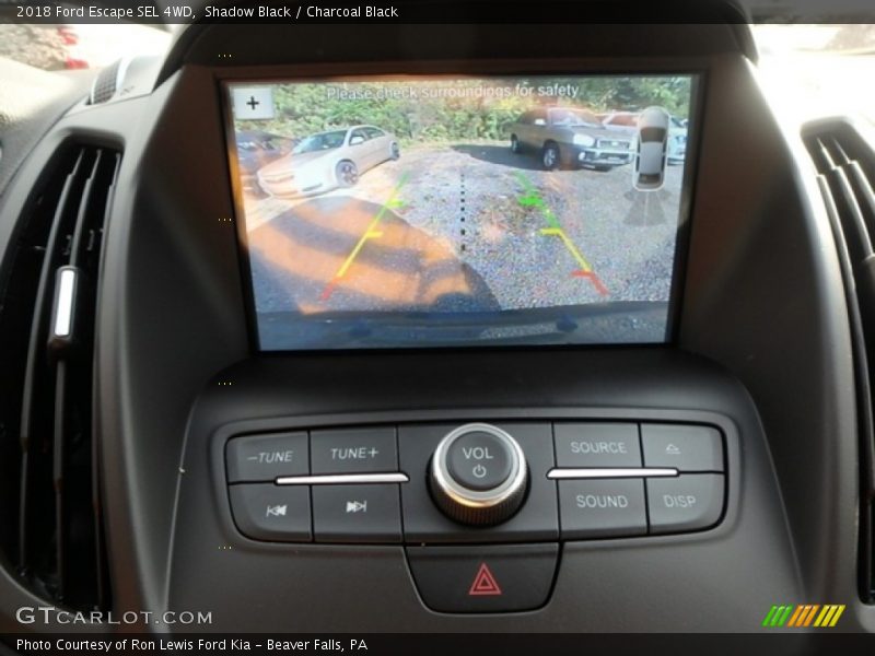 Shadow Black / Charcoal Black 2018 Ford Escape SEL 4WD