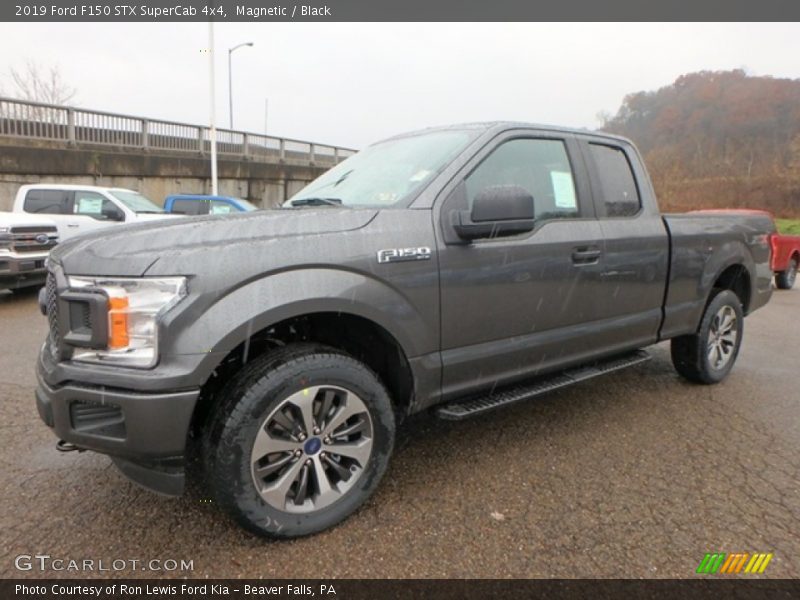 Magnetic / Black 2019 Ford F150 STX SuperCab 4x4